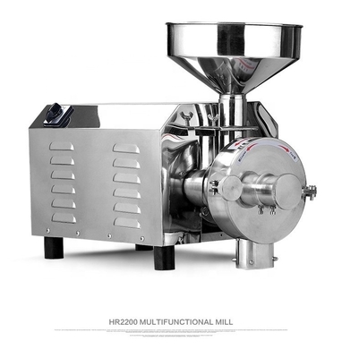 Multifuction Larger GRAIN FLOUR MILL MACHINE 2200 Corn Grinder Machine Multifunctional Commercial Food Mill Spice Rice Grinder Machine